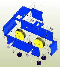 MMLIFT Bancada desvio Maquina Gearless montaje. Modernizaciones